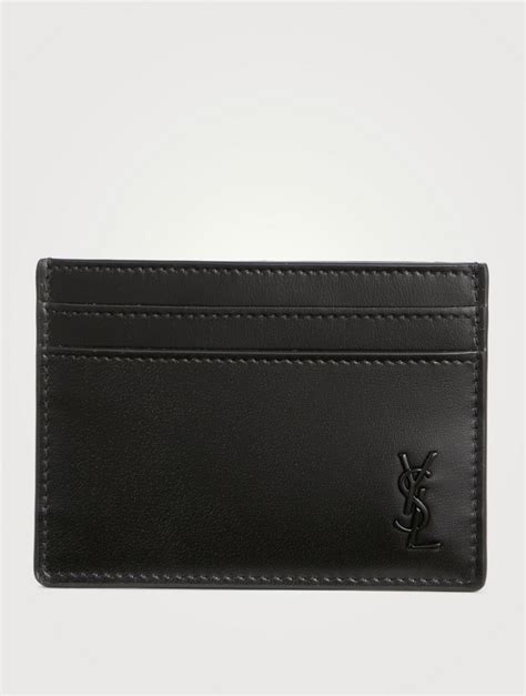 ysl card holder smooth leather|ysl card holder australia.